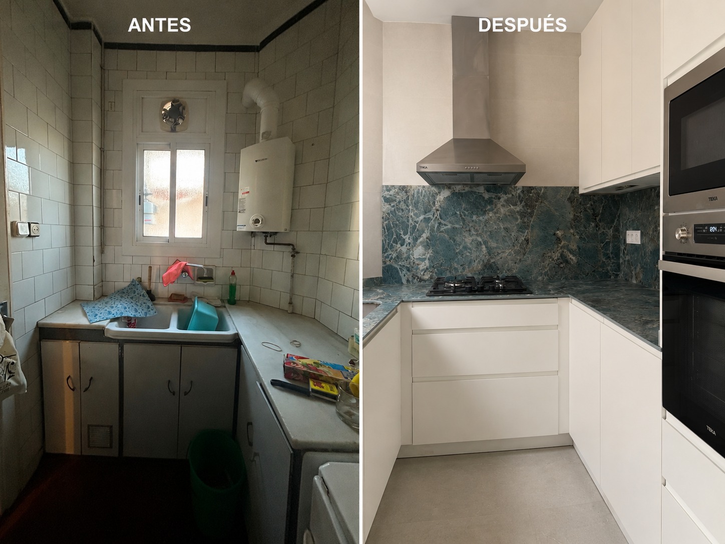 Reforma de cocinas en Hospitalet de Llobregat, Barcelona — Proyecto Hospitalet de Grupo Arcada Estudio