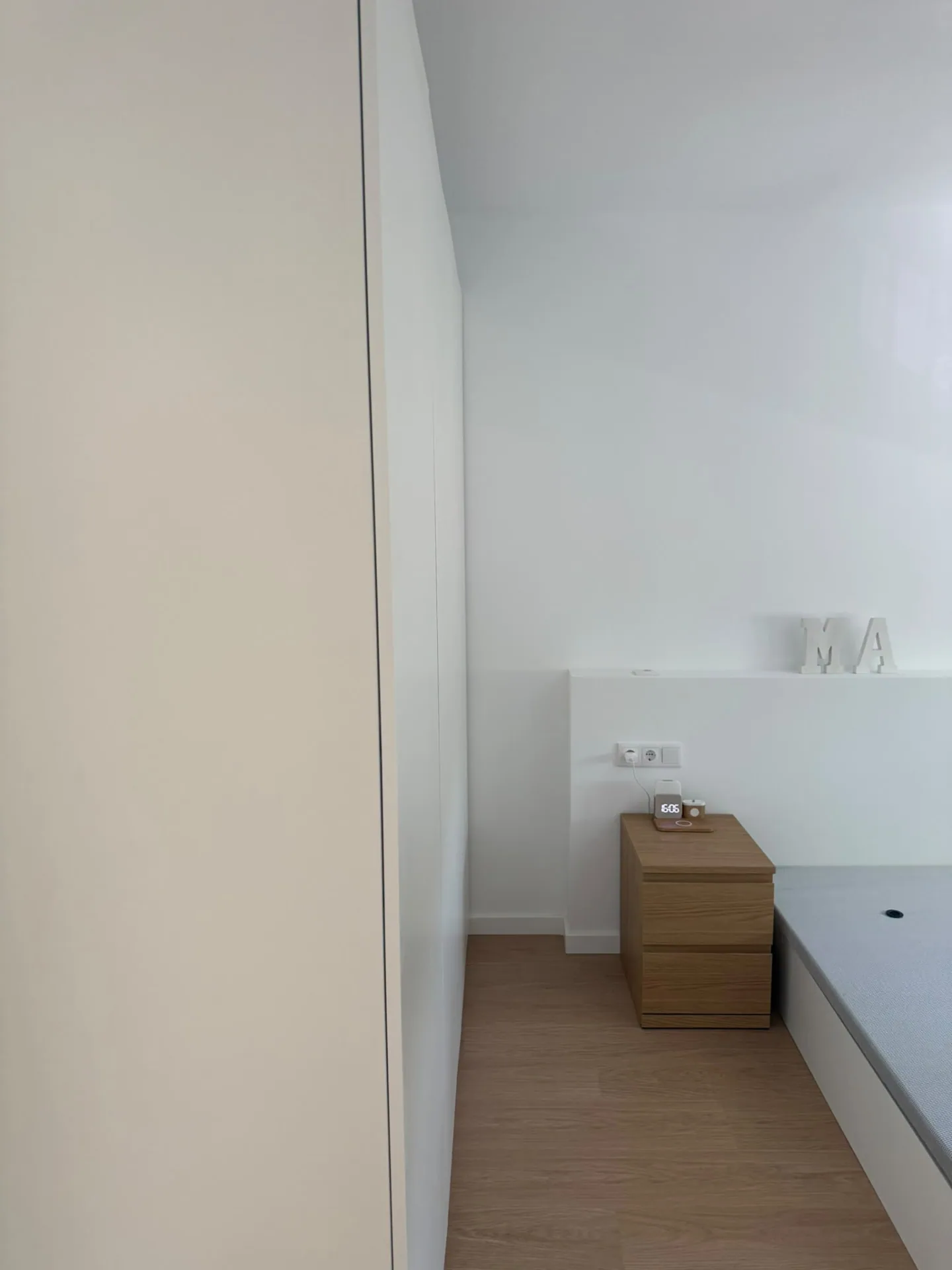Dormitorio reformado en Proyecto Meridiana, Sant Andreu (Barcelona)
